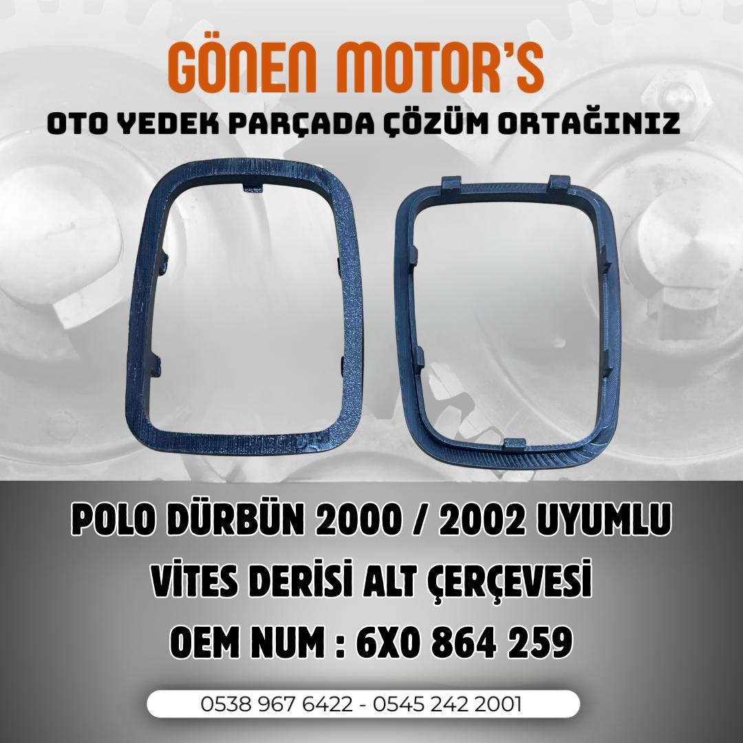 184 - VW Polo 6N / 6N2 Vites Topuzu Alt Çerçevesi – 6X0 864 259 (Polo Dürbün)